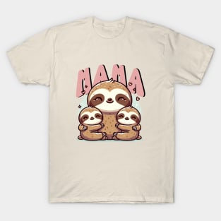 Mama, Sloth design, Mother's gift design T-Shirt